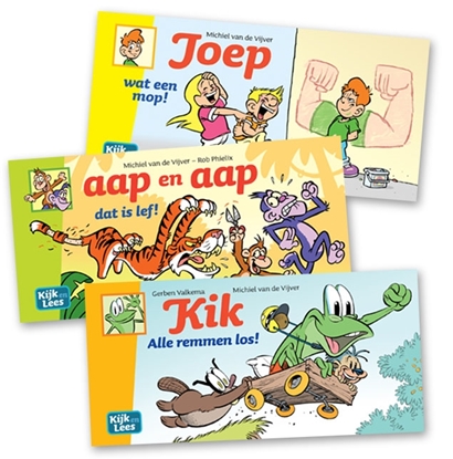 Afbeeldingen van Kijk en Lees AVI MINI leespakket GROEP 3 Joep - Aap en Aap - Kik