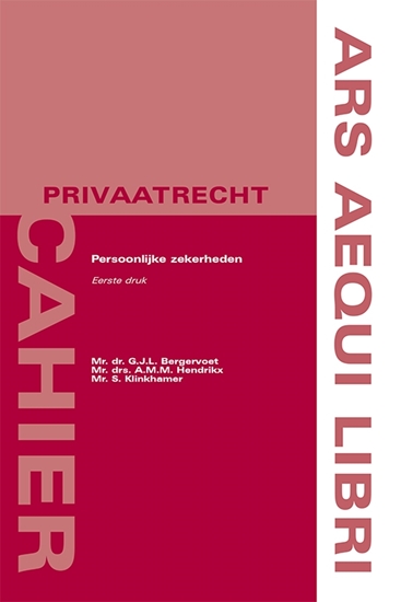 Afbeelding van Ars Aequi Cahiers - Privaatrecht Persoonlijke zekerheden