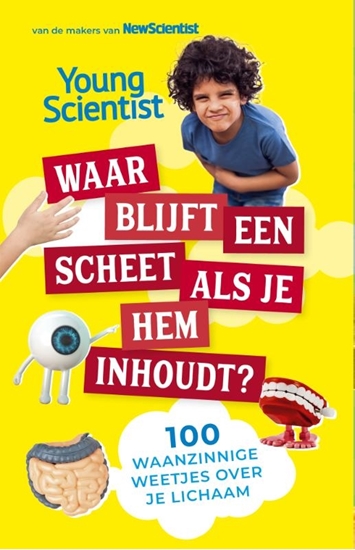 Afbeelding van 100 waanzinnige weetjes Waar blijft een scheet als je hem inhoudt?