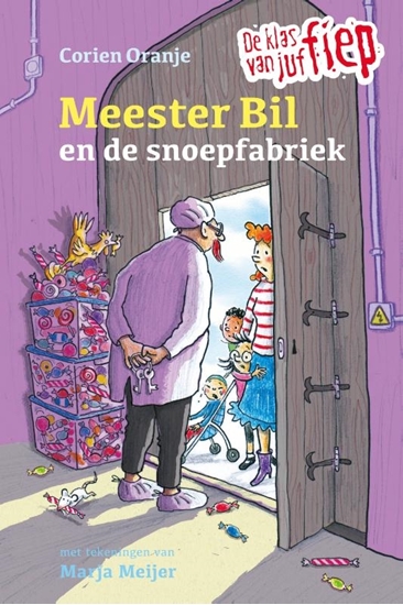 Afbeelding van De klas van juf Fiep Meester Bil en de snoepfabriek