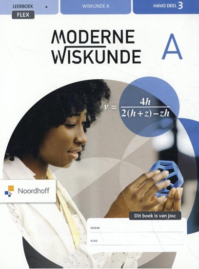 Afbeelding van Moderne Wiskunde deel 3 havo a leer- en opdrachtenboek