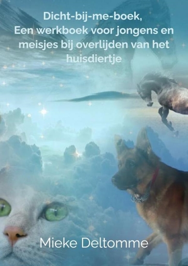 Afbeelding van Dicht-bij-me-boek, een werkboek voor jongens en meisjes bij overlijden van het huisdiertje