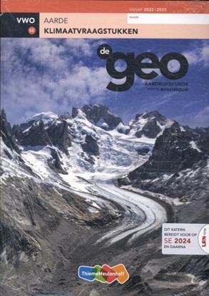 Afbeeldingen van De Geo LRN-line (SE) online in Learnbeat + boek vwo klimaatvraagstukken