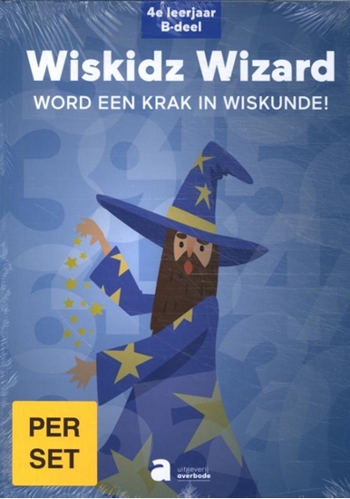 Afbeelding van Wiskidz Wiskidz Wizard - Werkboeken B - 4e leerjaar (set van 5 ex.)