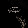 Afbeelding van Meine Hochzeit- Hochzeitsgästebuch BLACK Premium Hardcover 78 Seiten