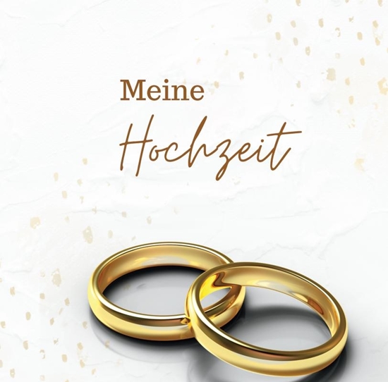 Afbeelding van Meine Hochzeit Klassik- Hochzeitsgästebuch Premium Hardcover 78 Seiten