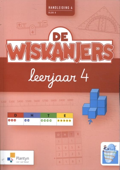 Afbeelding van De Wiskanjers 4 blok 8 Handleiding