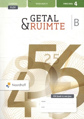 Afbeeldingen van Getal & Ruimte vwo B deel 4 Leerboek flex