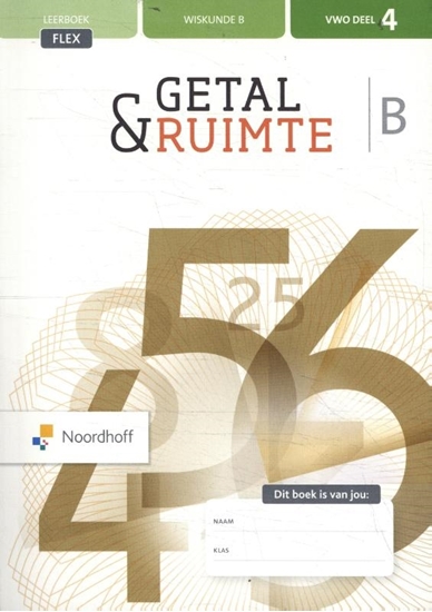 Afbeelding van Getal & Ruimte vwo B deel 4 Leerboek flex