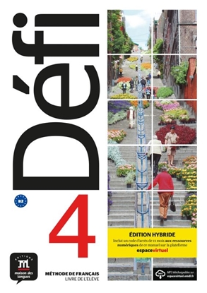 Afbeeldingen van Défi Défi 4 - Édition hybride B2 Livre de lélève