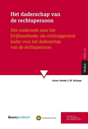 Afbeeldingen van UCALL Het daderschap van de rechtspersoon