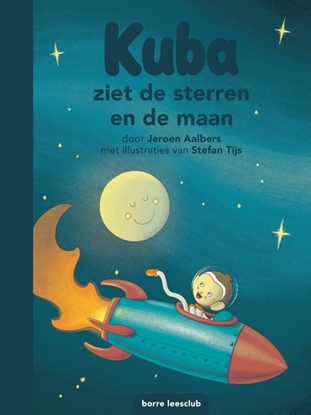Afbeeldingen van Borre Leesclub Kuba ziet de sterren en de maan