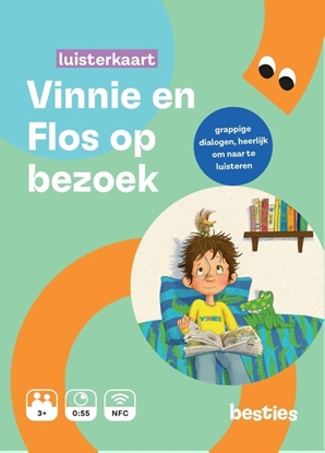 Afbeeldingen van Vinnie en Flos op bezoek