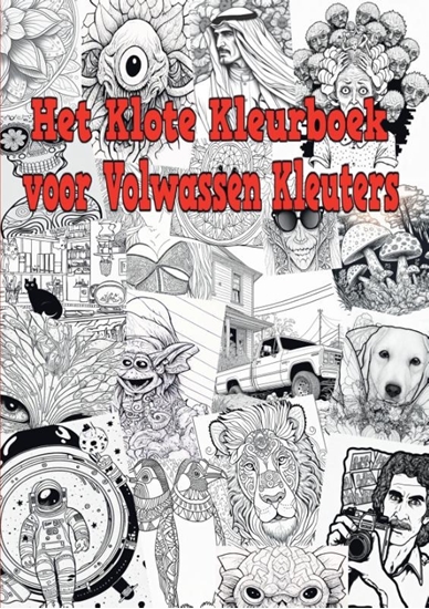 Afbeelding van Het Klote Kleurboek voor Volwassen Kleuters