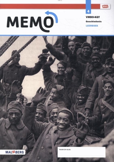 Afbeelding van Memo MAX 4 vmbo/kgt Leerboek