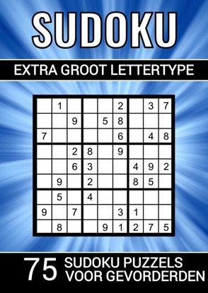 Afbeeldingen van Sudoku Extra Groot Lettertype - 75 Sudoku Puzzels voor Gevorderden