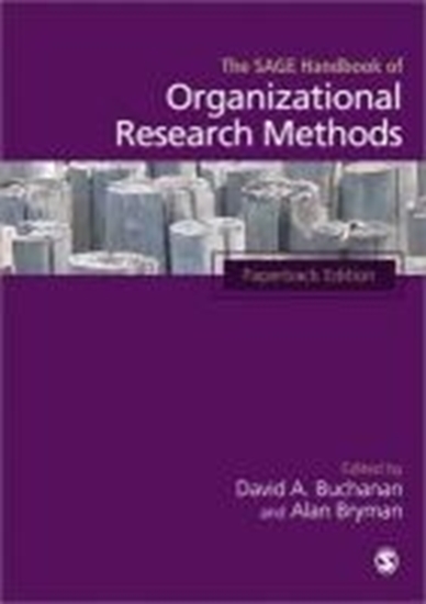 Afbeelding van The SAGE Handbook of Organizational Research Methods