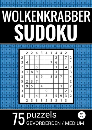 Afbeeldingen van Wolkenkrabber Sudoku - Nr. 41 - 75 Puzzels - Gevorderden / Medium