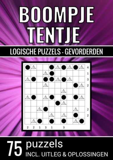 Afbeelding van Boompje Tentje - Logische Puzzels Gevorderden - 75 Puzzels, Incl. Uitleg & Oplossingen
