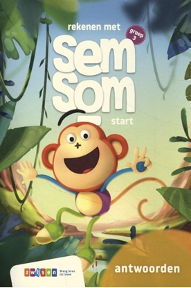 Afbeeldingen van Rekenen met Semsom Groep 3 start antwoordenboek