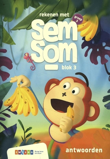 Afbeelding van Rekenen met Semsom Groep 3 blok 2 antwoordenboek