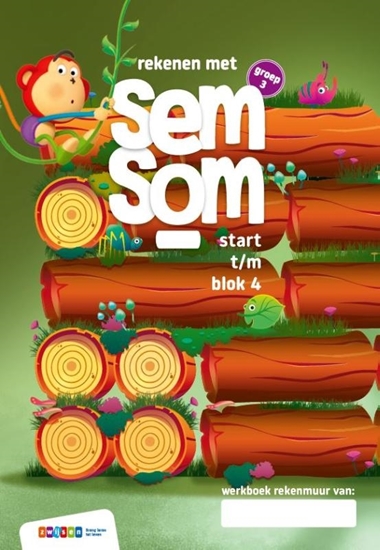 Afbeelding van Rekenen met Semsom Groep 3 start t/m blok 4 werkboek rekenmuur