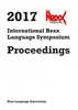 Afbeelding van 2017 International Rexx Language Symposium Proceedings