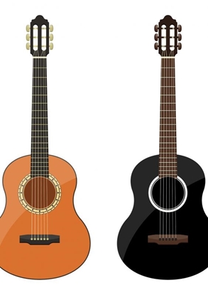 Afbeeldingen van Gitaarakkoorden- Gitaartabs Notenschrift- Bladmuziek (A5) Guitar row - Allets Comfort