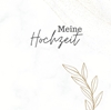 Afbeelding van Meine Hochzeit- Hochzeitsgästebuch Premium Hardcover 78 Seiten