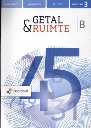 Afbeeldingen van Getal & Ruimte havo deel 3 wiskunde antwoordenboek