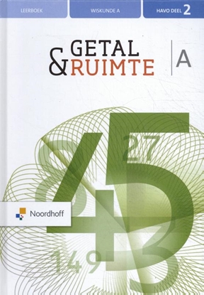 Afbeeldingen van Getal & Ruimte Wiskunde A. Havo deel 2 leerboek
