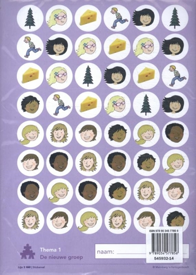 Afbeelding van Lijn 3 (5 ex) groep 3 thema 1-6 Stickervellen