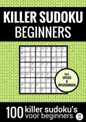 Afbeeldingen van SUDOKU KILLER - Makkelijk - NR.23 - Puzzelboek met 100 Makkelijke Puzzels voor Volwassenen en Ouderen
