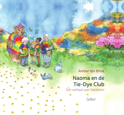 Afbeeldingen van Naoma en de Tie-Dye Club.