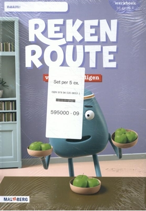 Afbeeldingen van Rekenroute set 5 ex. Groep 6 Werkboek