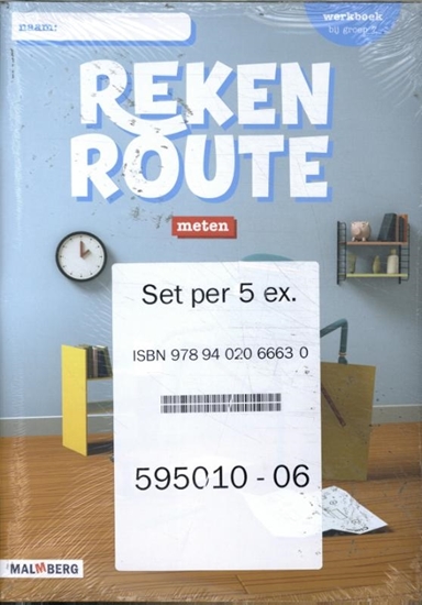 Afbeelding van Rekenroute set 5 ex groep 7 meten Werkboek