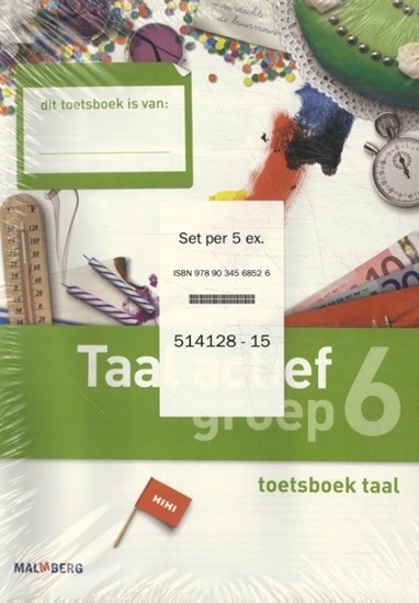 Afbeelding van Taal actief set 5 ex Groep 6 Taal Toetsboek