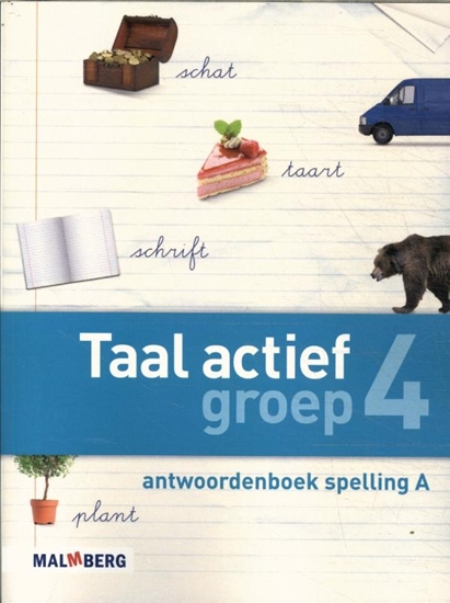 Afbeelding van Taal actief groep 4 spelling Antwoordenboek A