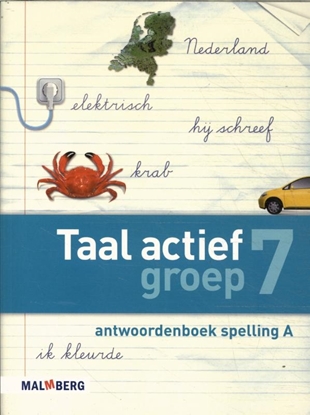 Afbeeldingen van Taal actief groep 7 spelling Antwoordenboek A
