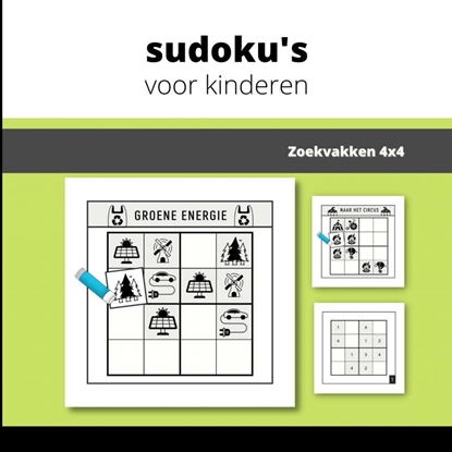 Afbeeldingen van Educatieve sudoku's voor kinderen