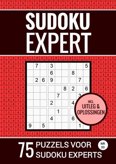 Afbeelding van Sudoku Expert - 75 Puzzels voor Sudoku Experts - Nr. 33