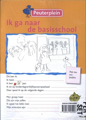 Afbeeldingen van Peuterplein set 5 ex Ik ga naar de basisschool werkboekje
