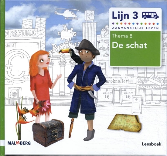 Afbeelding van Lijn 3 groep 3 thema 8 de schat Leesboek