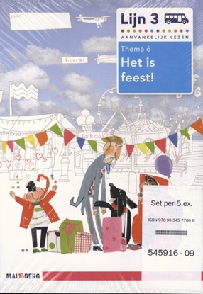 Afbeeldingen van Lijn 3 (5 ex) groep 3 thema 6 Het is feest! Werkboek