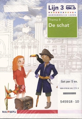 Afbeeldingen van Lijn 3 (5 ex) groep 3 thema 8 De Schat Werkboek