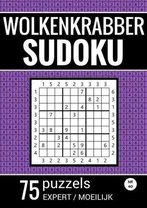 Afbeeldingen van Wolkenkrabber Sudoku - Nr. 42 - 75 Puzzels - Expert / Moeilijk