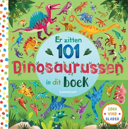 Afbeeldingen van Er zitten 101 dinosaurussen in dit boek