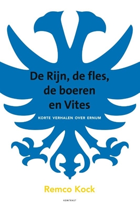 Afbeeldingen van De Rijn, de fles, de boeren en Vites