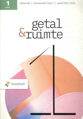 Afbeeldingen van Getal en Ruimte 1 vwo wiskunde antwoordenboek deel 1