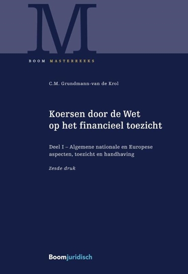 Afbeelding van Boom Masterreeks Koersen door de Wet op het financieel toezicht